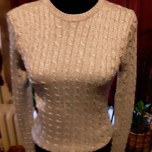 Vintage Lauren-Ralph Lauren Metallic sweater
